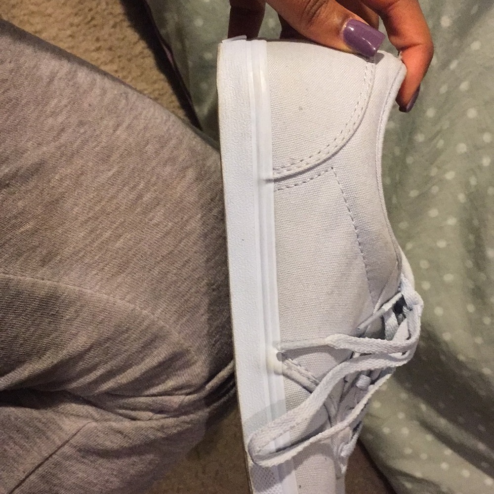 Baby blue Vans